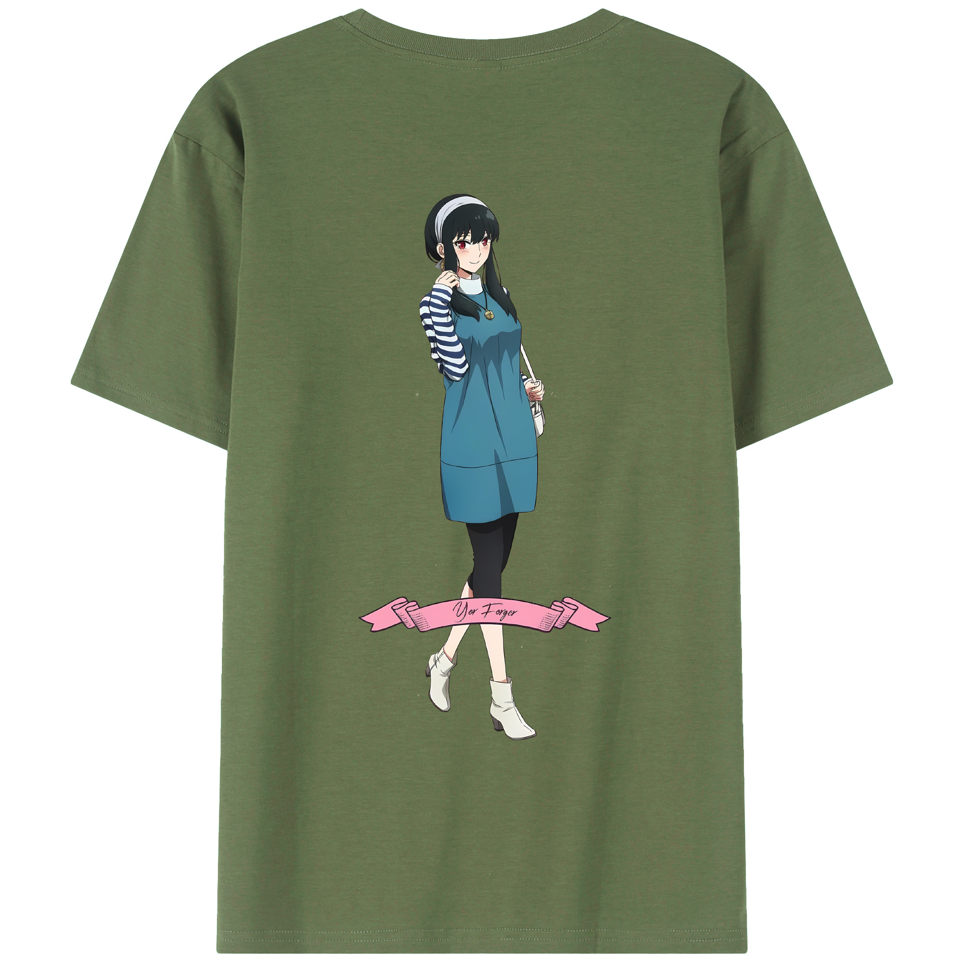 （画像用） SPY×FAMILY间谍家家酒 綿100％ メンズ半袖Tシャツ（バックプリント） 通気性